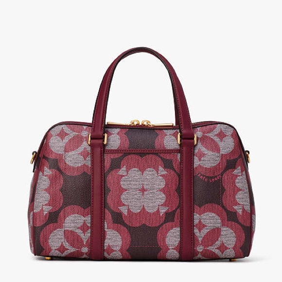 kate spade NWT $358 MSRP Spade Flower Monogram Eleanor Medium Satchel - Picture 7 of 17